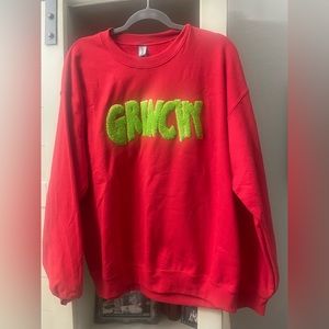 Red Christmas sweatshirt